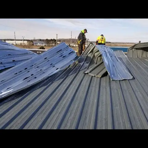 Completed commercial roofing project by Sky High Roofing (5)