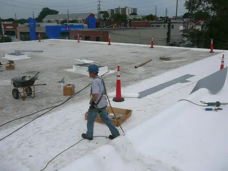 Completed commercial roofing project by Sky High Roofing (10)